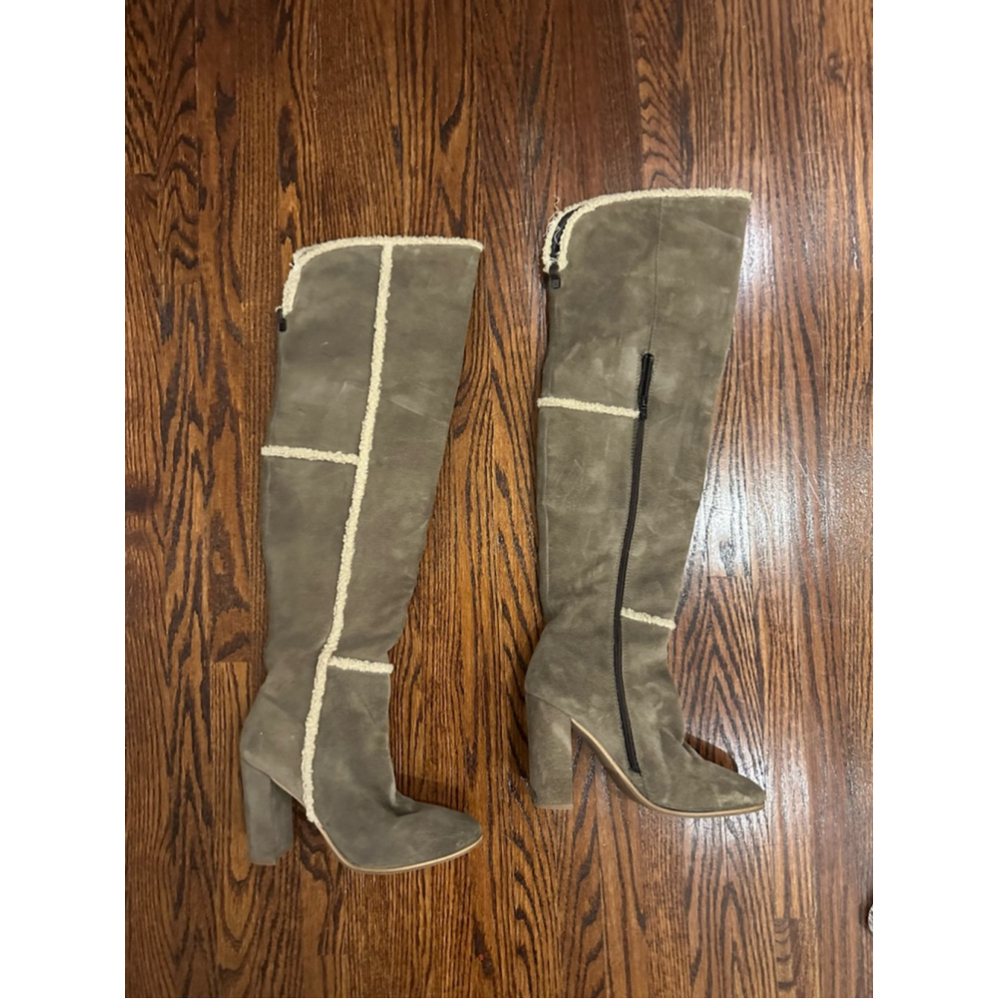 Women's Rudsak Brown Suede Over-the-Knee Boots Size 40